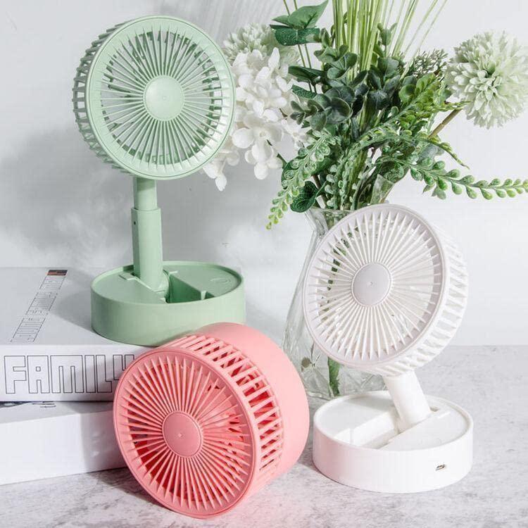 Portable Mini AC Cooler Fan - USB Rechargeable | 3 Speed Water Mist Spray