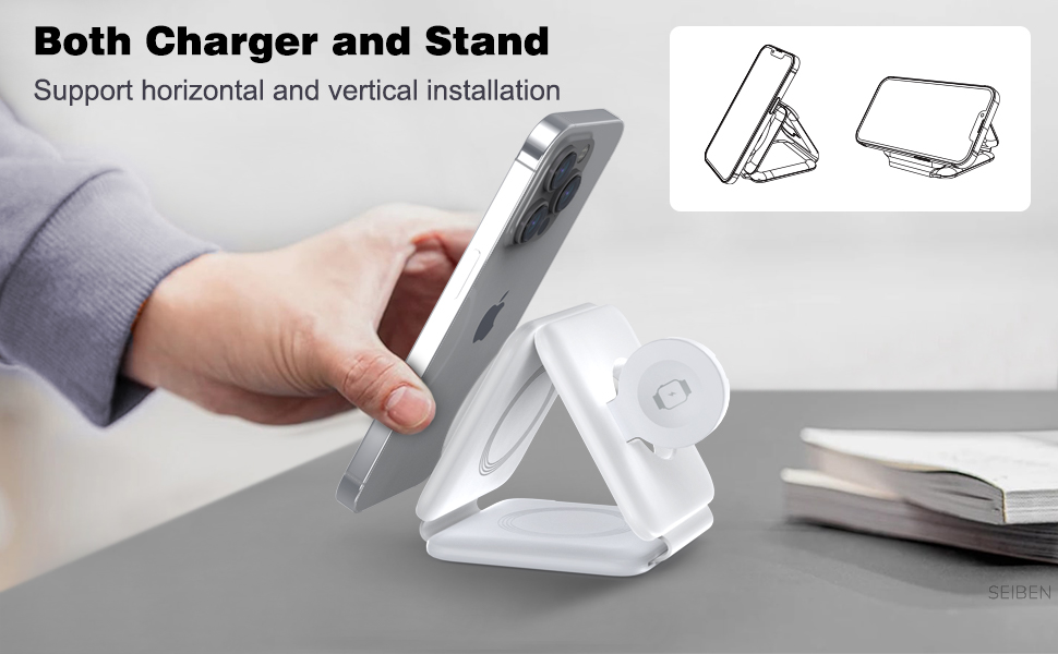 3 in 1 magnetic wireless charger